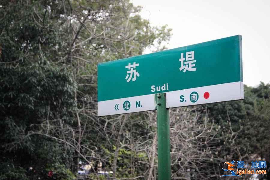 苏堤春晓距离哪个景点最近，西湖哪些景点在苏堤春晓附近？