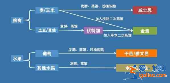 威士忌与白兰地的区别？