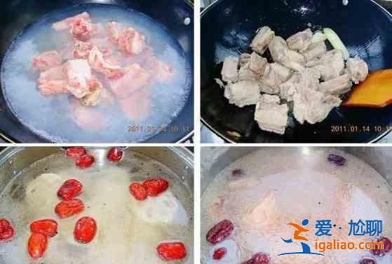 莲藕红枣排骨汤的做法？