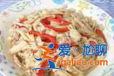 金针菇炒肉丝？
