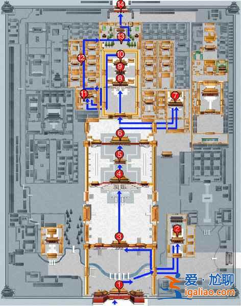 北京故宫游览路线，故宫最佳游览路线，故宫游览需要多长时间？