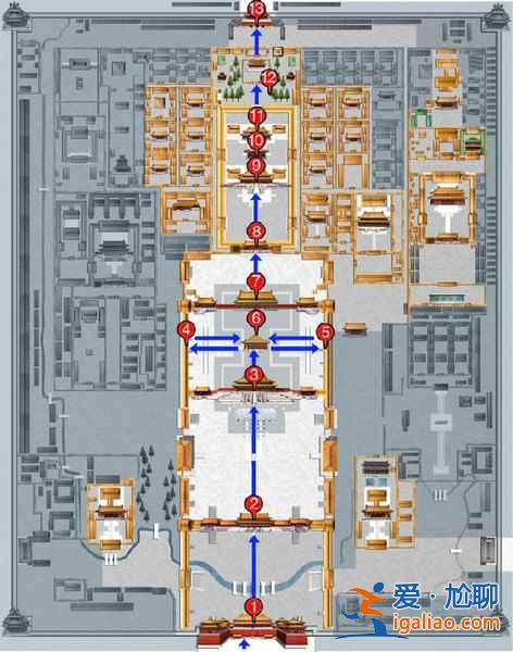 北京故宫游览路线，故宫最佳游览路线，故宫游览需要多长时间？