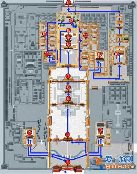 北京故宫游览路线，故宫最佳游览路线，故宫游览需要多长时间？
