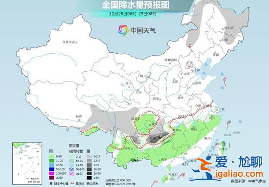 南方雨雪继续发展 长江以南湿冷感加重？