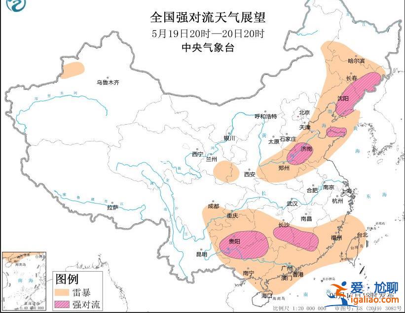 雷暴大风或冰雹！内蒙古江西福建等地将有强对流天气 这些地方可能发生山洪？