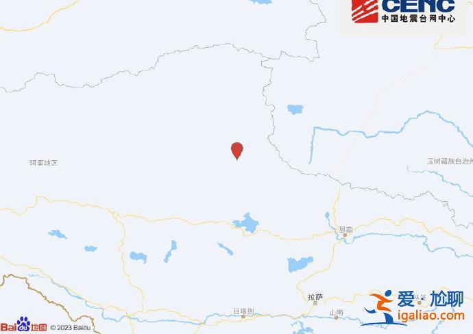 西藏那曲市双湖县发生3.5级地震 震源深度10千米？