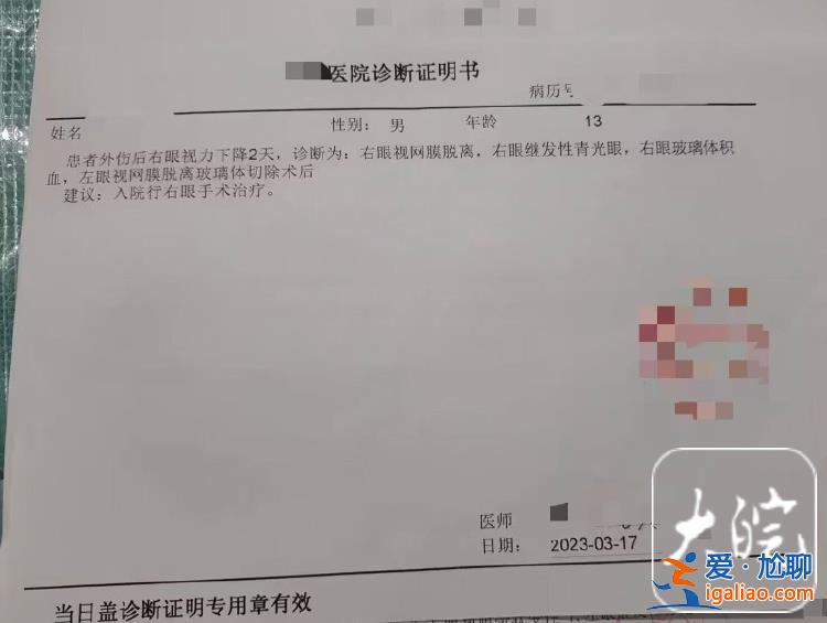 河北一女子称弟弟遭班主任殴打致眼睛失明 当地教体局已派工作组处理？