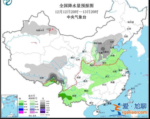 华北黄淮将迎大范围降雪 局地积雪可达15厘米？