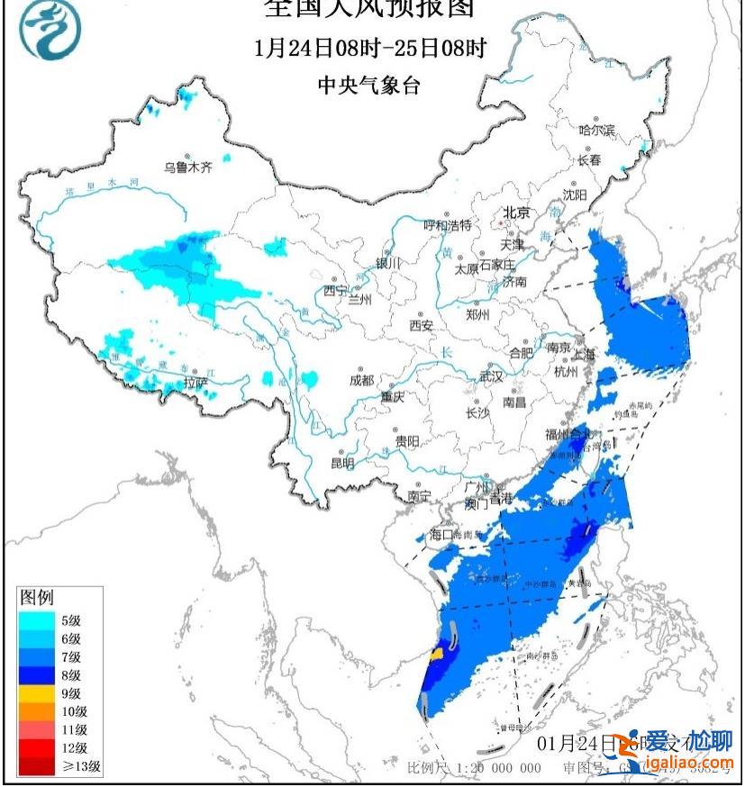 近两日最低温0℃线位于广西北部、广东北部一带？