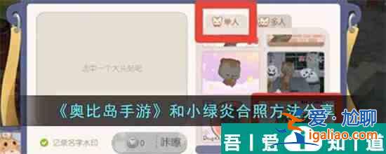 奥比岛手游怎么和小绿炎合照 奥比岛手游和小绿炎合照方法分享？