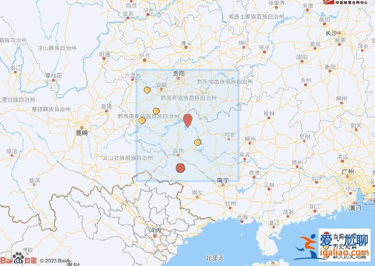 广西河池市天峨县发生4.4级地震 震源深度10公里 周边有多个村镇？