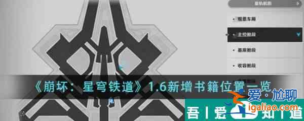 崩坏星穹铁道1.6新增书籍位置在哪里 位置一览？