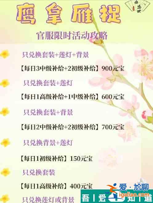 盛世芳华鹰拿雁捉怎么玩 具体一览？