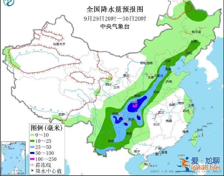 从内蒙古东北部到四川盆地 大范围降雨明日集中上线？