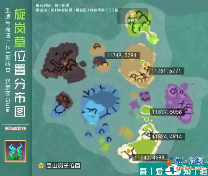 创造与魔法努恩斯群岛 创造与魔法努恩斯天空群岛全资源分布介绍？