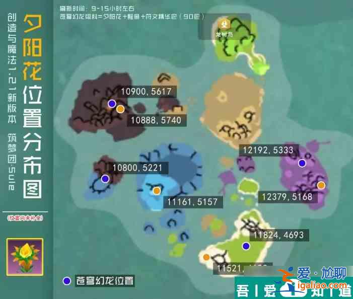 创造与魔法努恩斯群岛 创造与魔法努恩斯天空群岛全资源分布介绍？