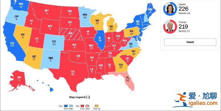 这个民调七大摇摆州全翻红 特朗普胜算多大？